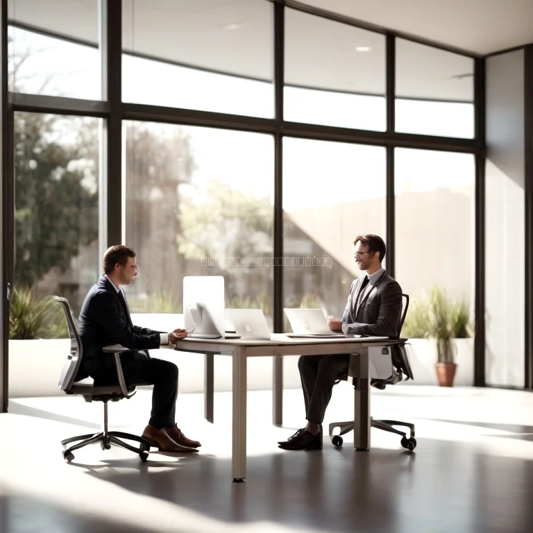 目標に向かって進むビジネスリーダー